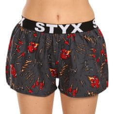 Styx 5PACK női klasszikus boxeralsó art sport gumiból multicolor (5T1182492) - méret S