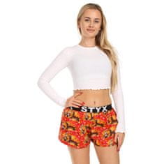 Styx 3PACK női klasszikus boxeralsó art sport gumiból multicolor (3T15245) - méret L