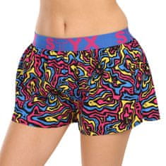 Styx 3PACK női klasszikus boxeralsó art sport gumiból multicolor (3T13603) - méret L