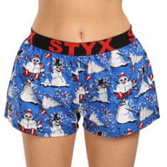 Styx 3PACK női klasszikus boxeralsó art sport gumiból multicolor (3T17134) - méret L