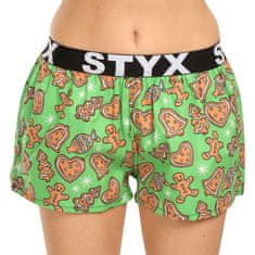 Styx 3PACK női klasszikus boxeralsó art sport gumiból multicolor (3T17134) - méret M