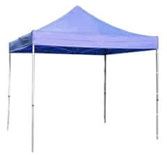 ST LEISURE EQUIPMENT FESTIVAL 30 kerti sátor, 3 x 3 m, kék, profi, UV ellenálló ponyva, oldalfalak nélkül