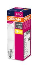 Égő OSRAM LED FR 040 (ean6453) non-dim, 5,7W/827 E14 2700K Value CLASSIC B