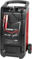 Strend Pro Töltő kocsi Strend Pro BC-430, 12/24 V, 30 A, 250 A, autóelemekre