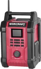 Worcraft Rádió Warcraft CBTS-S20LiH, DAB+FM, 20V, Bluetooth, AUX, 2x15W