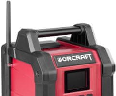 Worcraft Rádió Warcraft CBTS-S20LiH, DAB+FM, 20V, Bluetooth, AUX, 2x15W