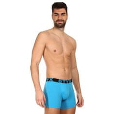 Styx 3PACK férfi boxeralsó hosszú sport gumi világoskék (3U1169) - méret L