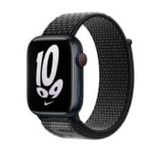 Apple Watch Acc/41/Fekete/Summit fehér Nike Sport Loop óra