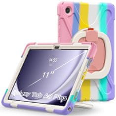 TKG Tablettok Samsung Galaxy Tab A9+ Plus 11.0 X210 / X216 - Tech-Protect X-Armor ütésálló, kitámasztható színes tablet tok