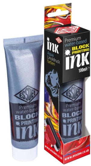 ESSDEE Premium Metallic linómetsző tinta tubusban 100ml - Ezüst