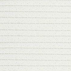 Vidaxl szürke-fehér pamut szennyeskosár Ø60 x 36 cm 358474