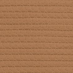 Vidaxl barna-fehér pamut tárolókosár Ø49 x 65 cm 358493