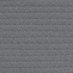 Vidaxl szürke és fehér pamut tárolókosár Ø38 x 46 cm 358482