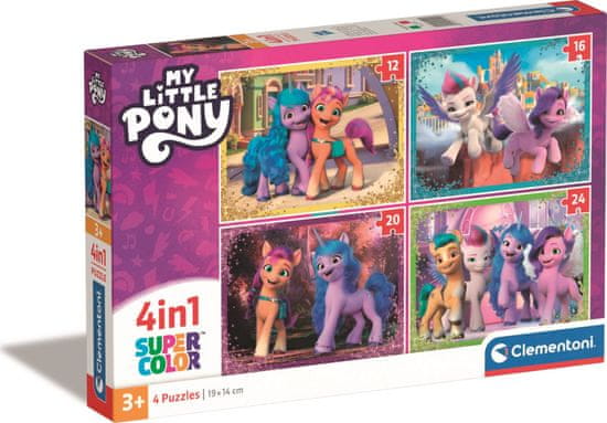 Clementoni Puzzle My little pony 4 az 1-ben (12+16+20+24 darab)