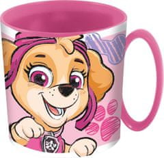 Paw Patrol MŰANYAG BÖGRE MANCS ŐRJÁRAT 350 ML, RÓZSASZÍN