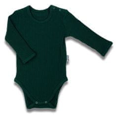 NICOL Baba hosszú ujjú body Bambi zöld - 80 (9-12m)