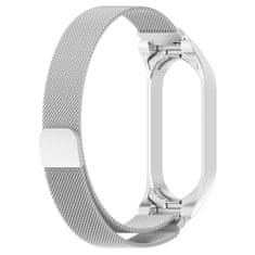 BStrap Milanese szíj Xiaomi Mi Band 5/6, silver