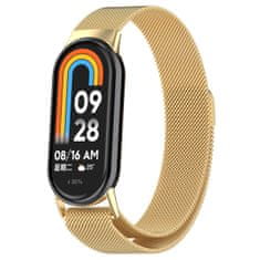 BStrap Milanese szíj Xiaomi Mi Band 8, gold