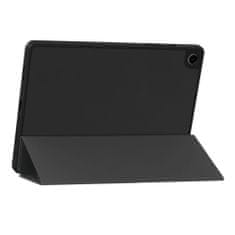 TKG Tablettok Samsung Galaxy Tab A9 8.7 X110 / X115 - fekete smart case tablet tok, ceruza tartóval