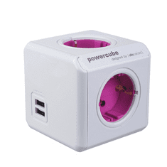 Allocacoc PowerCube ReWirable hálózati elosztó USB + 4x plug (1810/DERU4P) (1810/DERU4P)