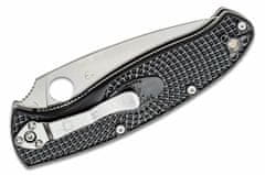 Spyderco C142PBK Resilience Könnyű zsebkés 10,7 cm, fekete, FRN