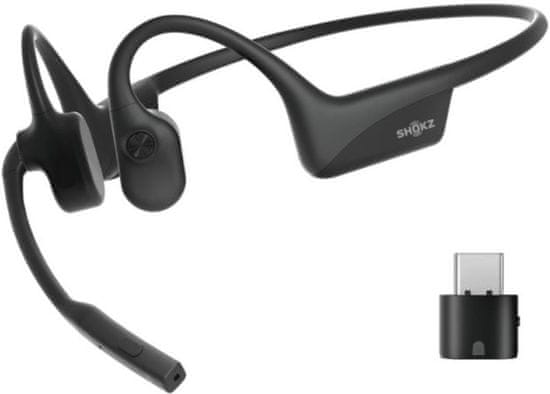 SHOKZ OpenComm2 + USB-A adapter