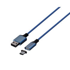 Konix - MYTHICS Xbox Series S/X Töltő kábel Mágnesfejjel USB-A to USB-C 3m, Kék (KX-MCC-SERX/B)