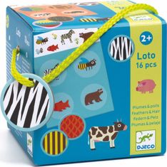 Djeco Loto in a box - Állati ruhák