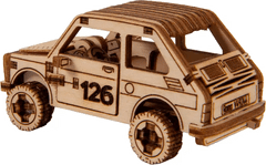 Wooden city 3D puzzle Szupergyors rally autó 3