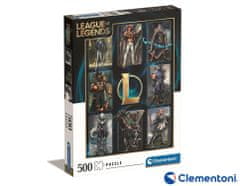 Clementoni - Puzzle 500 LEAGUE of Legends - A legendák ligája