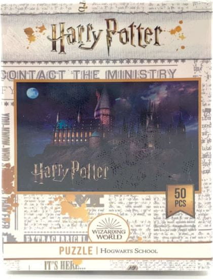 SD Toys MERCHANDISING Puzzle Harry Potter: Roxfort Boszorkány- és Varázslóképző Iskola 50 db