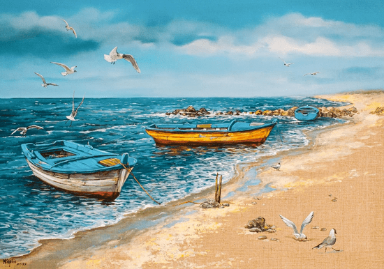 Castorland Puzzle Art Collection Reggeli a tengerparton 500 darab