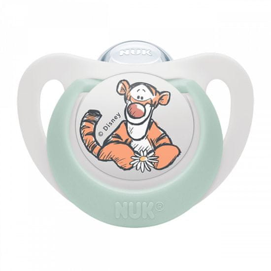 Nuk Star Disney Teddy 6-18m Fehér és zöld - 6-18m