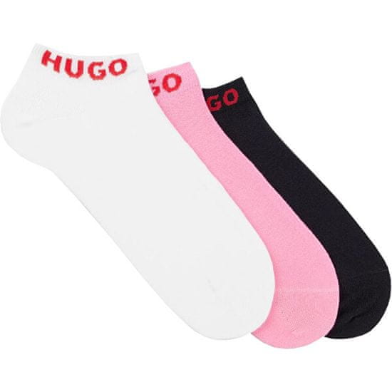 Hugo Boss 3 PACK - női zokni HUGO 50502049-961