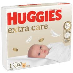 Huggies Extra Care Newborn 1-es méret, 84 db