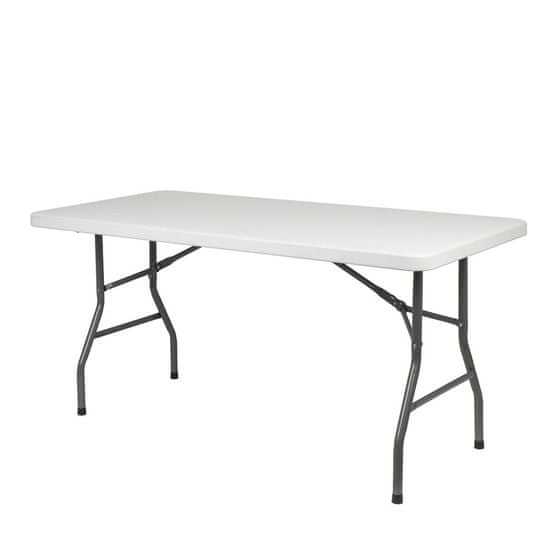 YOUR BRAND New York vendéglátóipari összecsukható asztal 183x76 cm - fehér