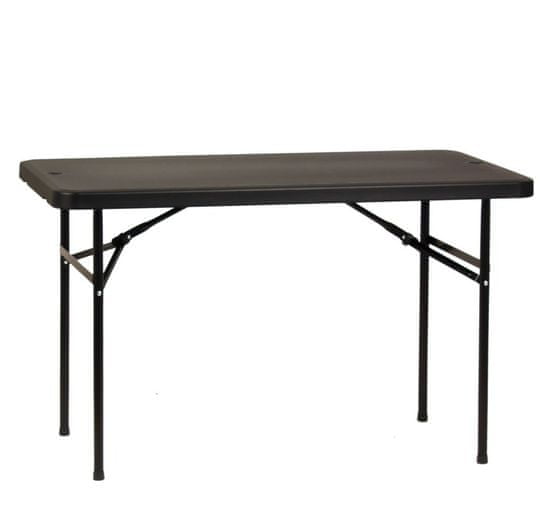 YOUR BRAND New York vendéglátóipari összecsukható asztal 122x61 cm - fekete