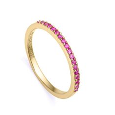 Viceroy Elegáns, aranyozott gyűrű rózsaszín cirkónium kövekkel Trend 9118A012 (Kerület 52 mm)