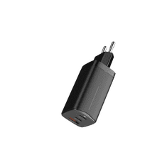 WiWU GTC-6521 GaN 65W Töltő USB-A+2*Type-C FEKETE (126332)