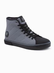 OMBRE Férfi tornacipő Miyelani szürke-fekete 42