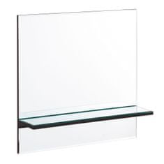 NEW Stensko ogledalo 45 x 11 x 45 cm Kristal Srebro DMF