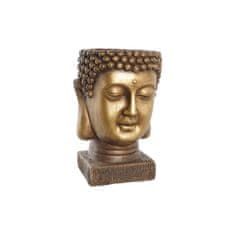 NEW DKD Home Decor Edzett üveg virágállvány arany Buddha keleti (25 x 25 x 36 cm)