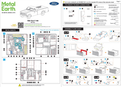 Metal Earth 3D puzzle Ford F-150 teherautó 1982