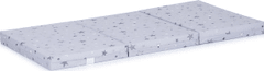 Chipolino Összecsukható matrac 120x60 cm Platina,szürke csillagok