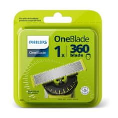 NEW Philips OneBlade csere borotva Fekete/Zöld