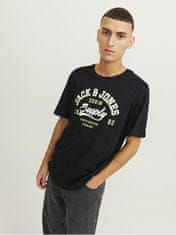 Jack&Jones Férfi póló JJELOGO Standard Fit 12246690 Black (Méret L)