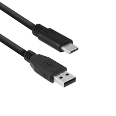 ACT AC7370 USB kábel 1 M USB 3.2 Gen 1 (3.1 Gen 1) USB C USB A Fekete (AC7370)