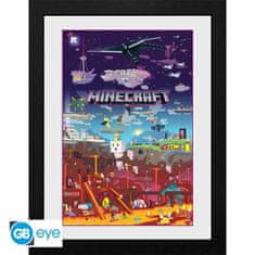 GB eye Minecraft bekeretezett poszter - World Beyond