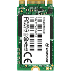 Transcend 64GB MTS400 M.2 2242 SSD meghajtó (TS64GMTS400S) (TS64GMTS400S)