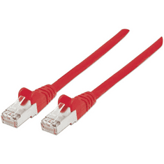 Intellinet 319225 hálózati kábel Vörös 15 M Cat6a S/FTP (S-STP)